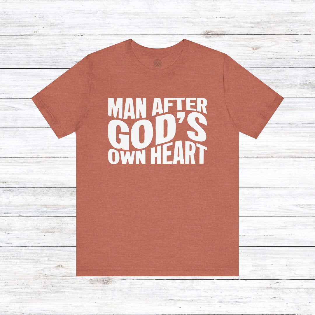 Man After God Unisex T-Shirt T-Shirt Heather Clay S 