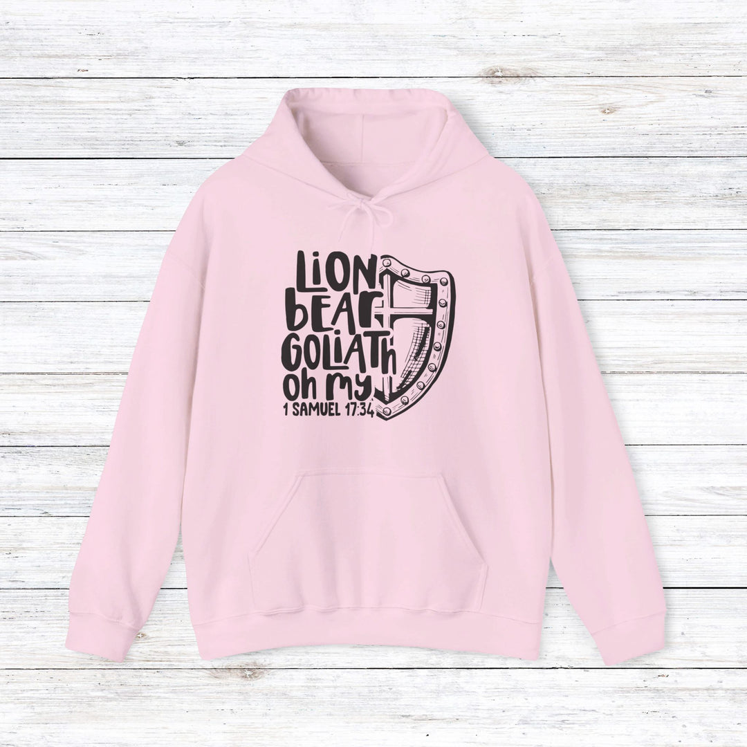 Lion, Bear, Goliath Oh My Hoodie Hoodie Light Pink S 