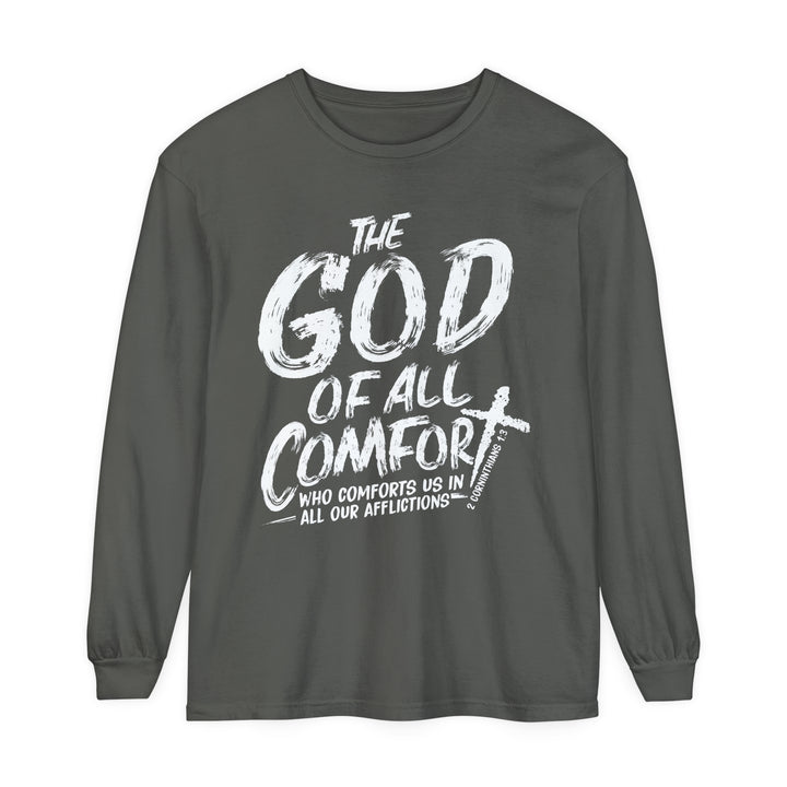 God of All Comfort Long Sleeve Shirt Long-sleeve Pepper S 