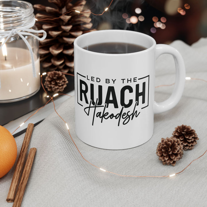 Christian Coffee Mug Led By Ruach Hakodesh Ceramic Mug   