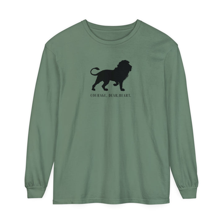 Courage Dear Heart Long Sleeve Shirt Long-sleeve Light Green S 