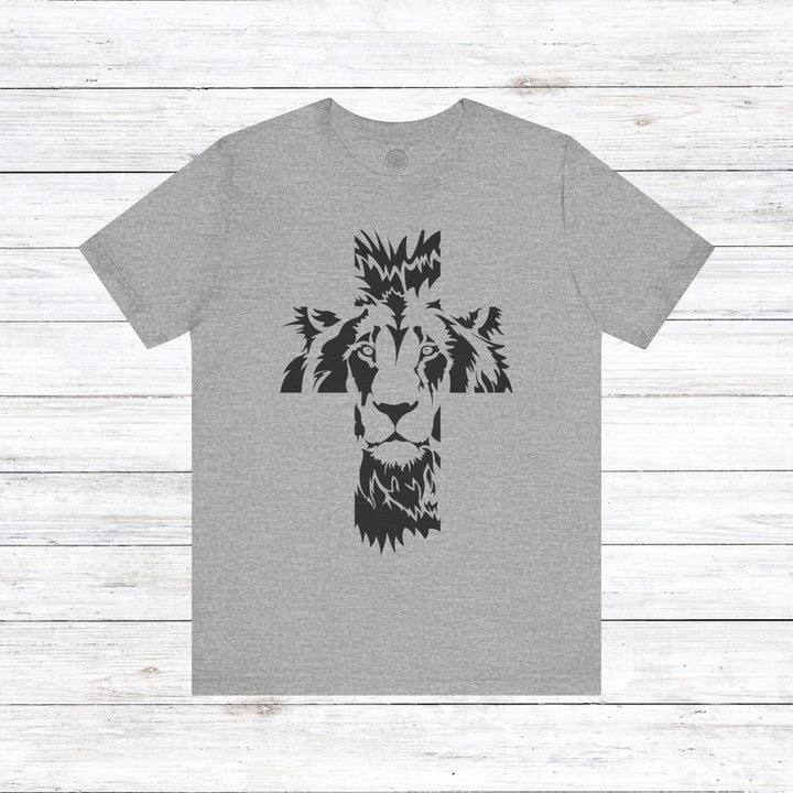 Aslan Cross Unisex T-Shirt T-Shirt Athletic Heather S 