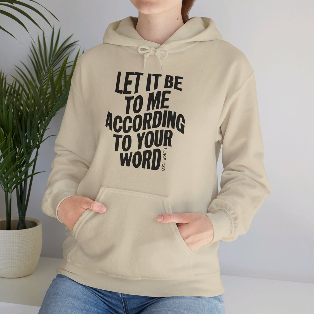 According To Your Word Hoodie Hoodie   