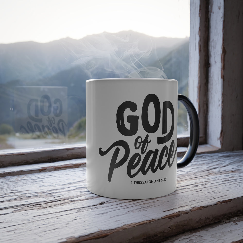 Christian Coffee Mug God of Peace Color Morphing Mug   