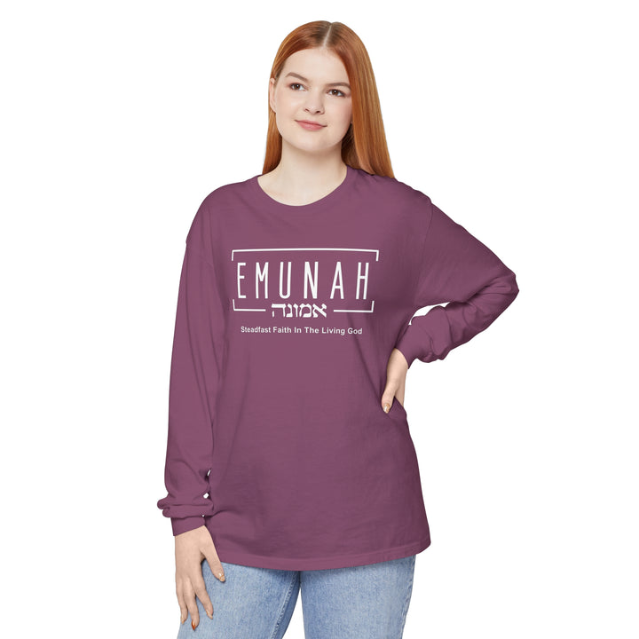 Emunah Steadfast Faith Long Sleeve Shirt Long-sleeve   