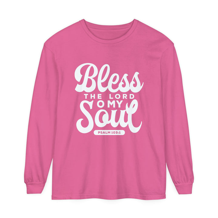 Bless The Lord Long Sleeve Shirt Long-sleeve Crunchberry S 