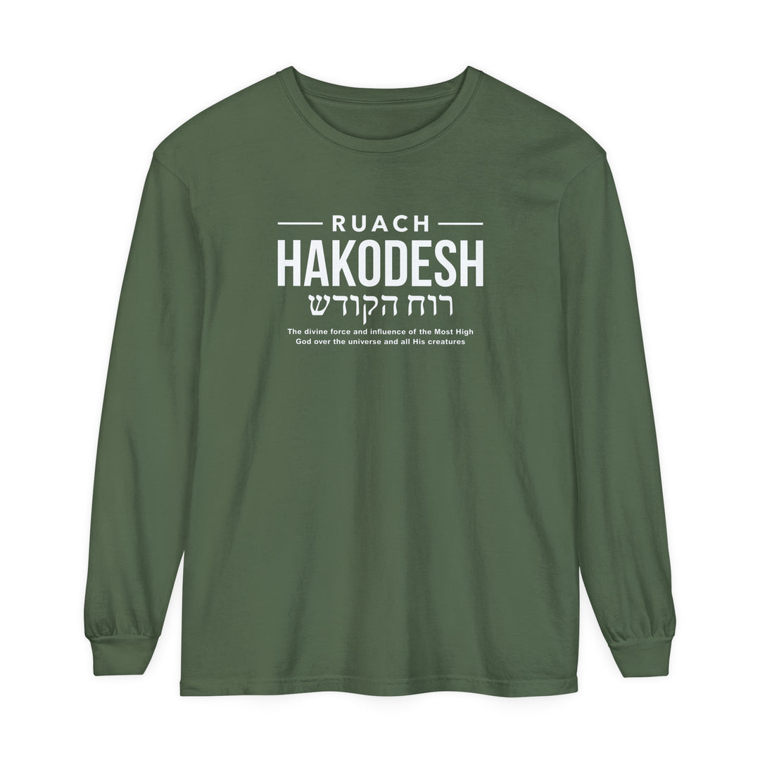 Ruach Hakodesh Divine Force Long Sleeve Shirt Long-sleeve Hemp S 