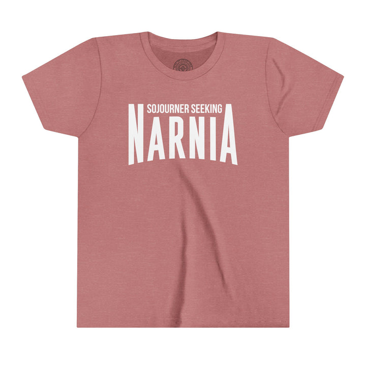 Sojourner Seeking Narnia Youth T-Shirt Kids clothes Heather Mauve S 