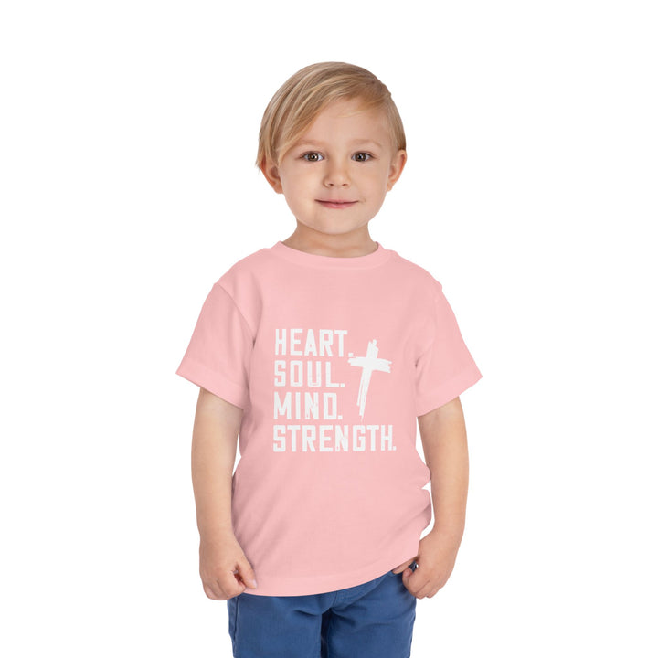 Heart Soul Mind Strength Toddler Tee Kids clothes   