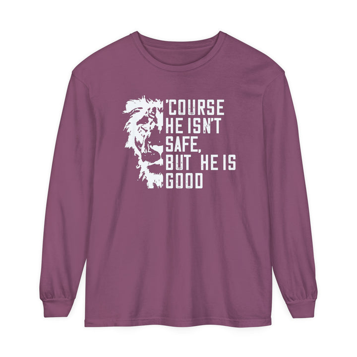 'Course He Isn't Safe Long Sleeve Shirt Long-sleeve Berry S 