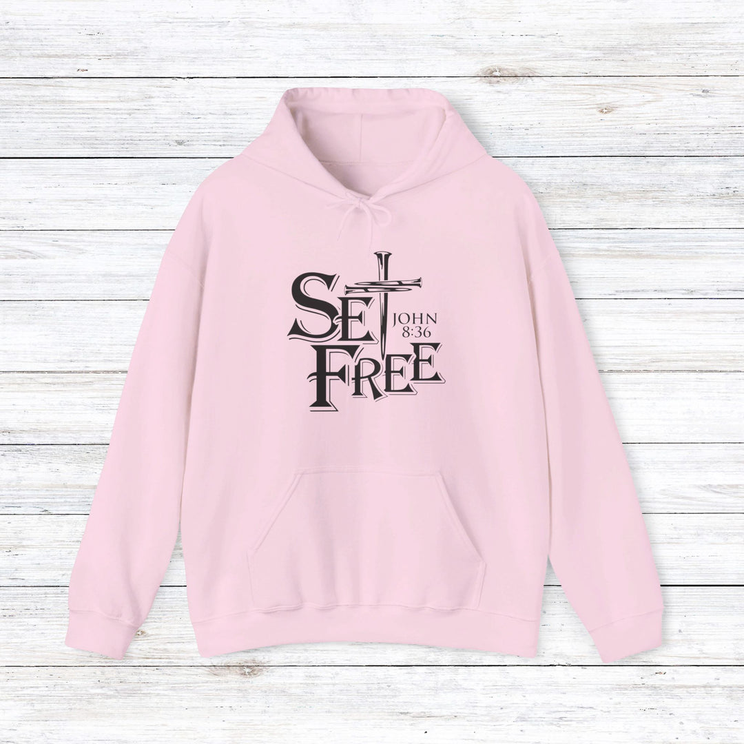 Set Free Hoodie Hoodie Light Pink S 