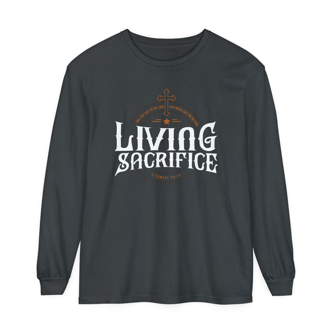 Living Sacrifice Long Sleeve Shirt Long-sleeve Graphite S 