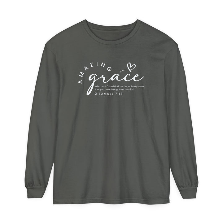 Amazing Grace Heart Long Sleeve Shirt Long-sleeve Pepper S 