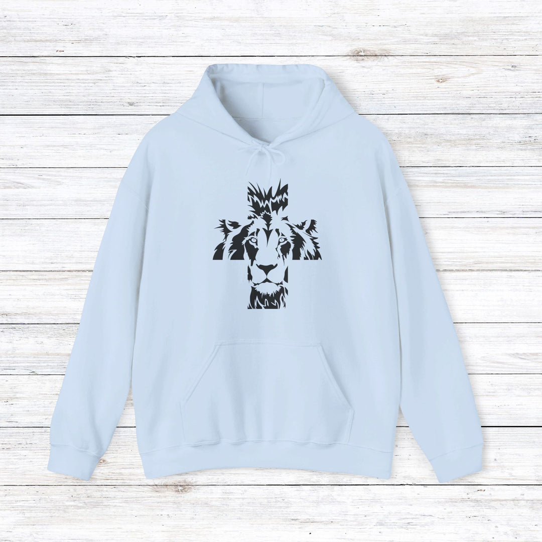 Aslan Cross Hoodie Hoodie Light Blue S 