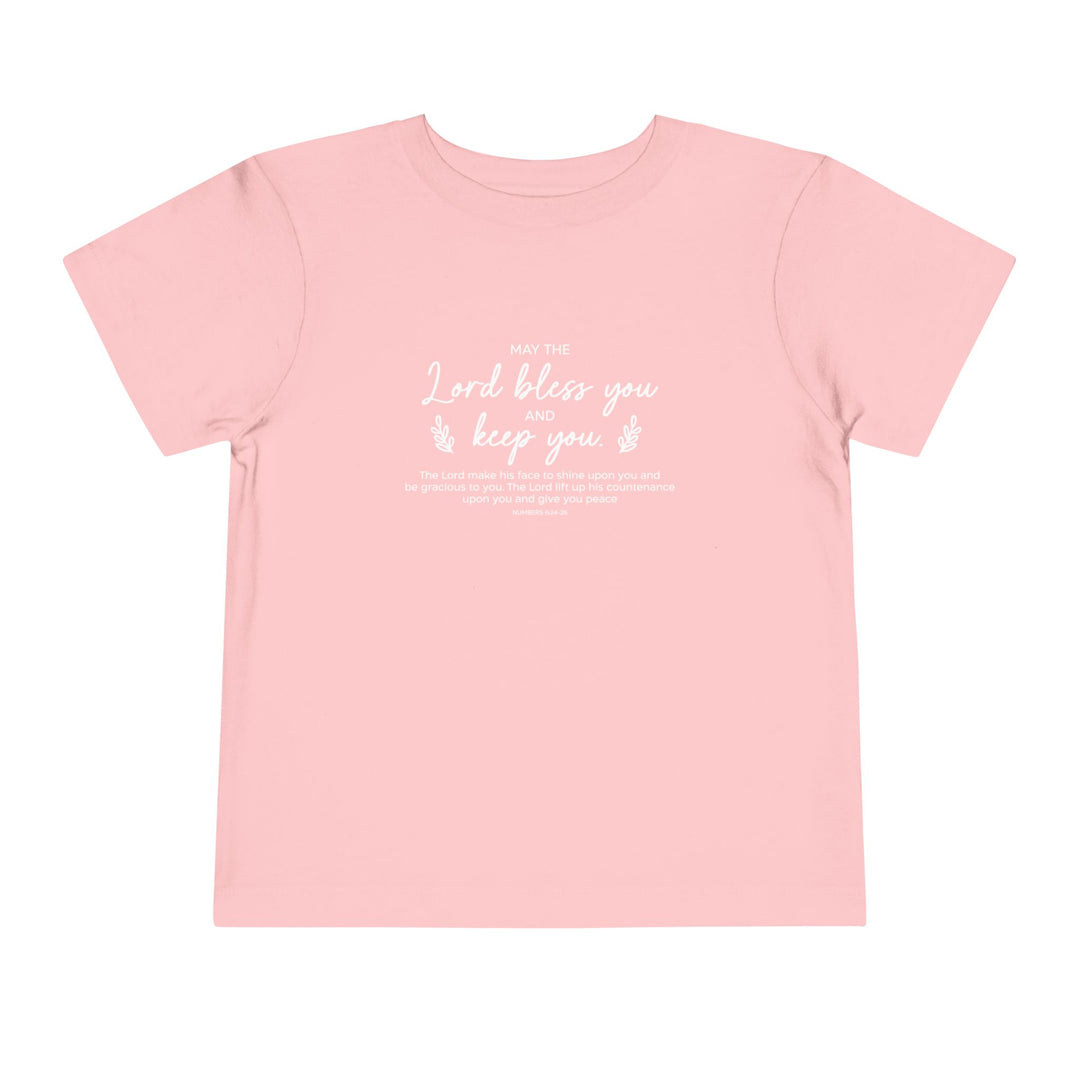 Bless and Keep You Toddler Tee Kids clothes Pink 2T 