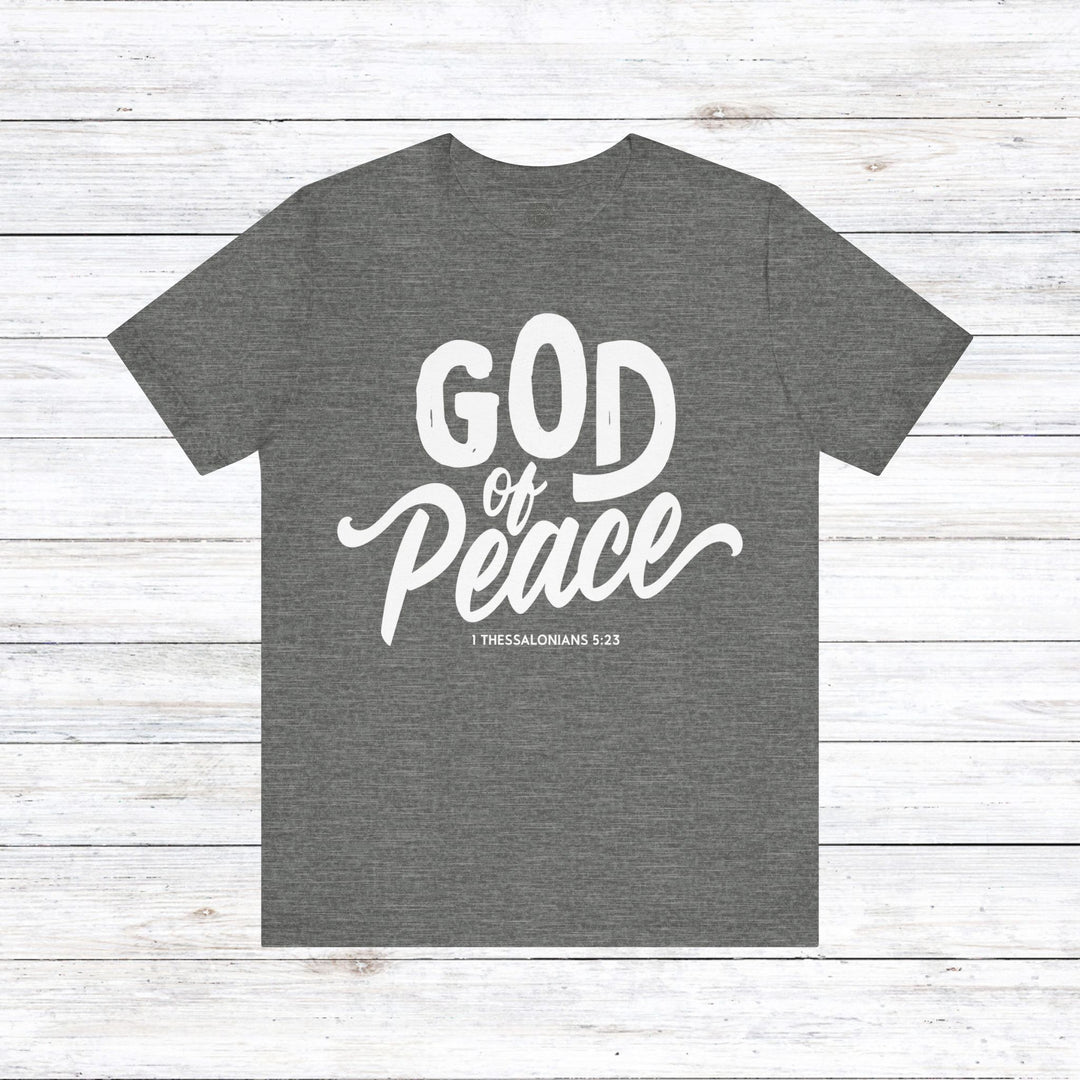 God of Peace Unisex T-Shirt T-Shirt Deep Heather S 