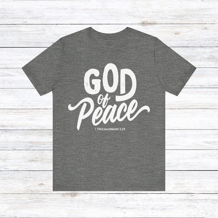 God of Peace Unisex T-Shirt T-Shirt Deep Heather S 