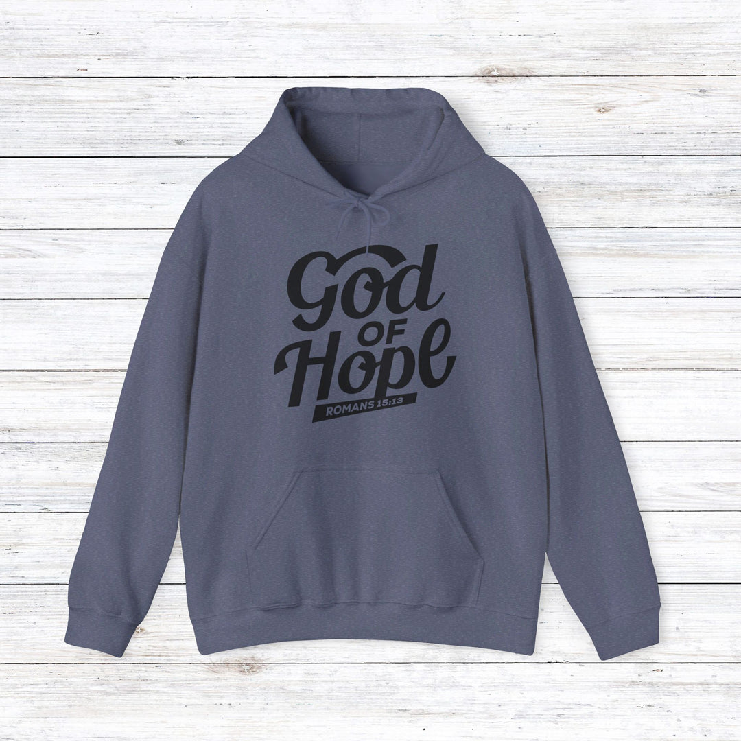 God of Hope Hoodie Hoodie Heather Navy S 