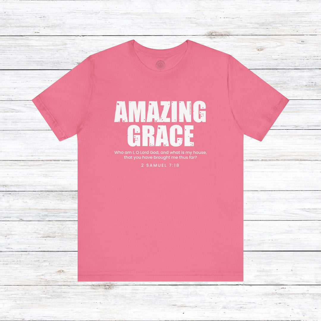 Amazing Grace Unisex T-Shirt T-Shirt Charity Pink S 