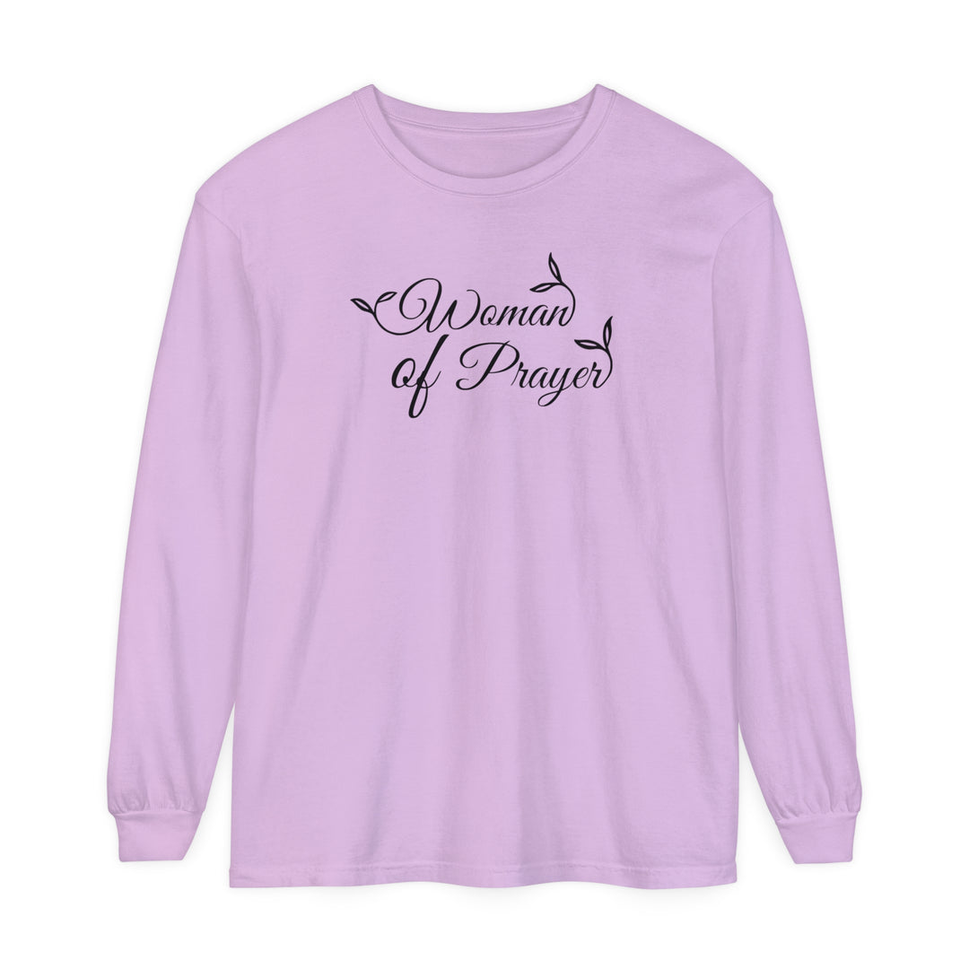 Woman of Prayer Long Sleeve Shirt Long-sleeve Orchid S 