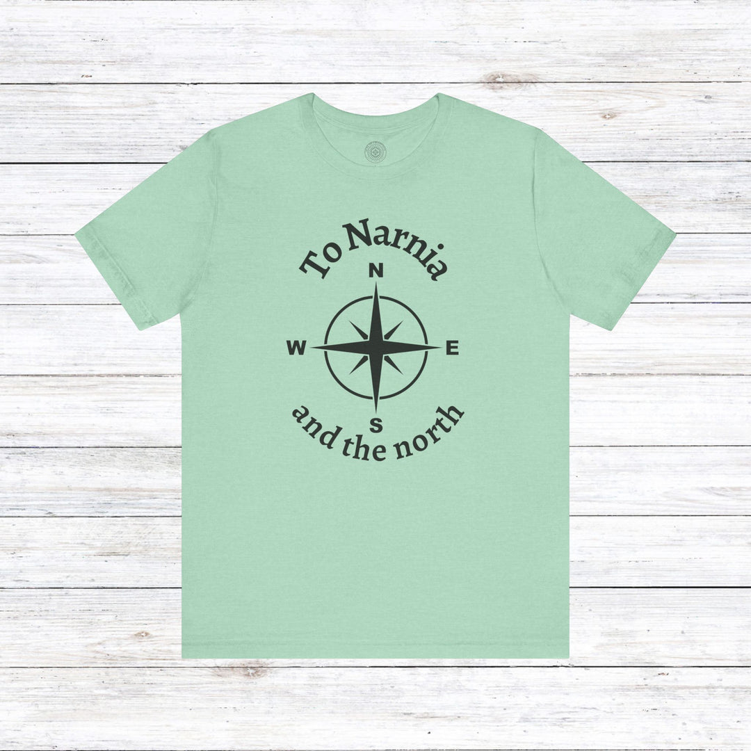 To Narnia Unisex T-Shirt T-Shirt Heather Mint M 