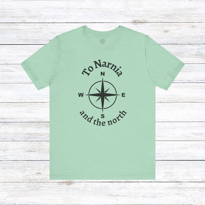 To Narnia Unisex T-Shirt T-Shirt Heather Mint M 