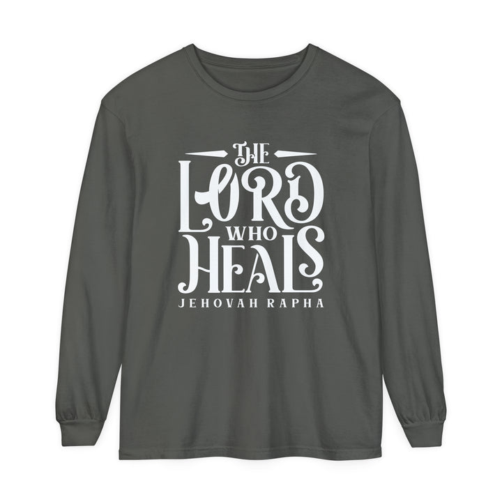 The Lord Who Heals Long Sleeve Shirt Long-sleeve Pepper S 