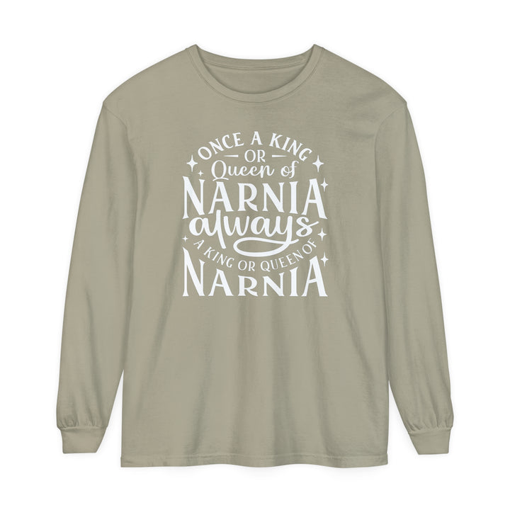 King or Queen Narnia Long Sleeve Shirt Long-sleeve Sandstone S 