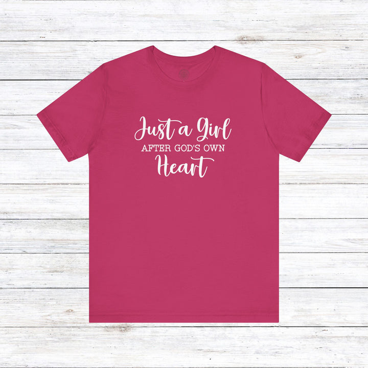 Girl After God's Own Heart Unisex T-Shirt T-Shirt Berry S 