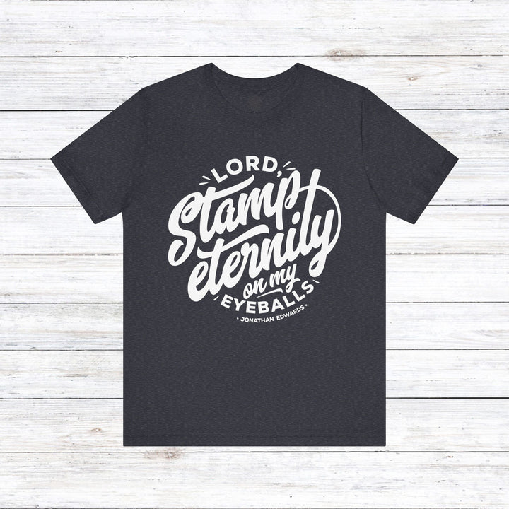 Stamp Eternity Unisex T-Shirt T-Shirt Heather Navy S 