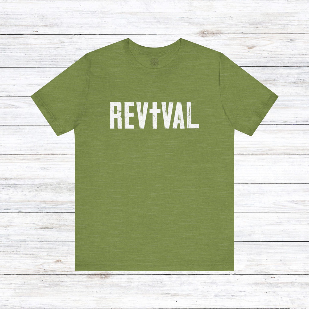 Revival Unisex T-Shirt T-Shirt Heather Green S 