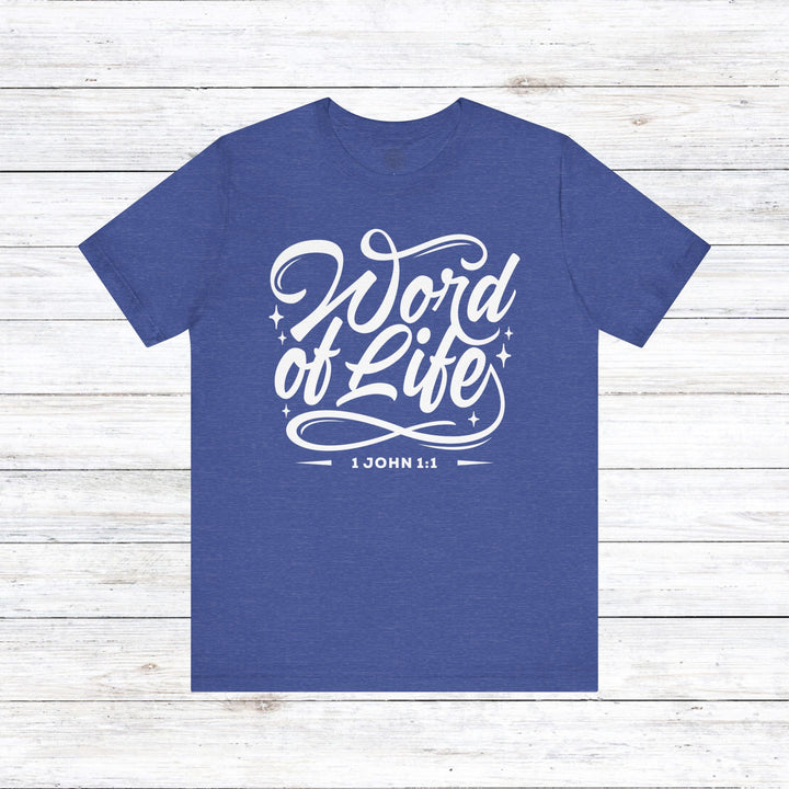 Word of Life Unisex T-Shirt T-Shirt Heather True Royal S 