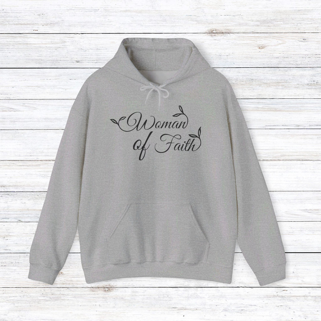 Woman of Faith Hoodie Hoodie Sport Grey S 