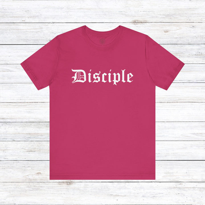 Disciple Old English Unisex T-Shirt T-Shirt Berry S 