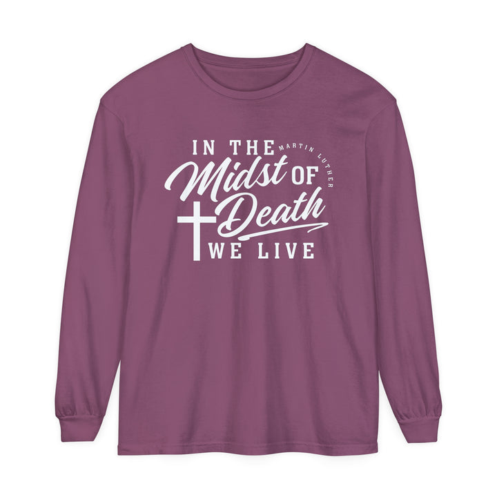 Midst of Death Long Sleeve Shirt Long-sleeve Berry S 