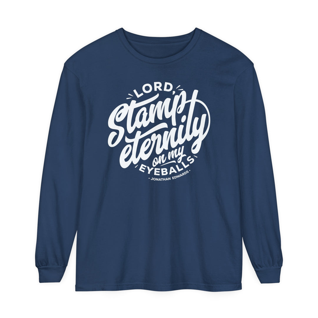 Stamp Eternity Long Sleeve Shirt Long-sleeve Midnight S 