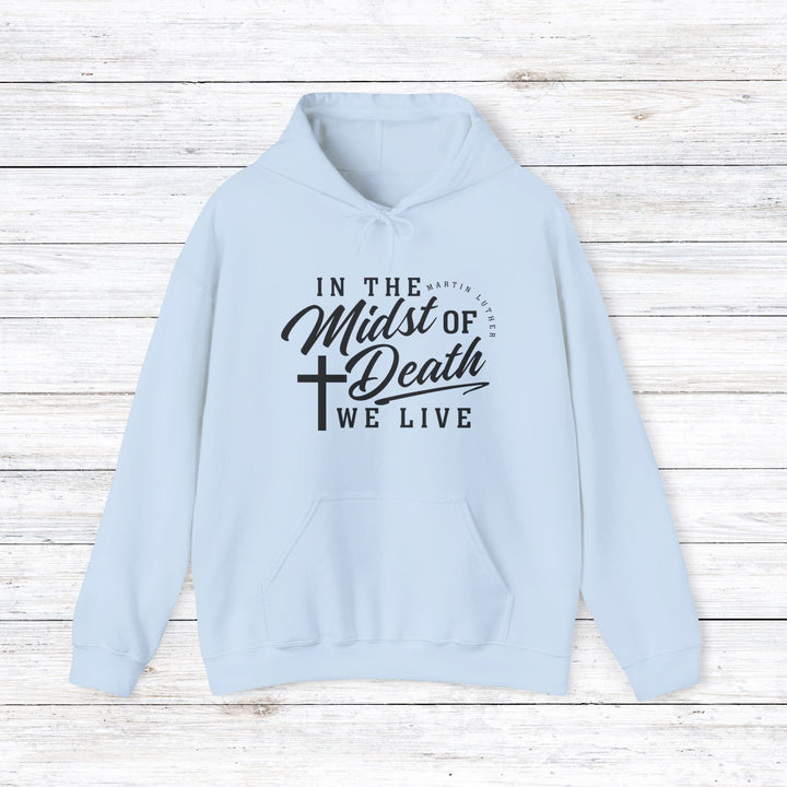 Midst of Death Luther Hoodie Hoodie Light Blue S 