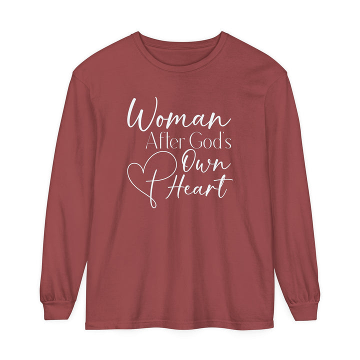 Woman After God Long Sleeve Shirt Long-sleeve Brick S 