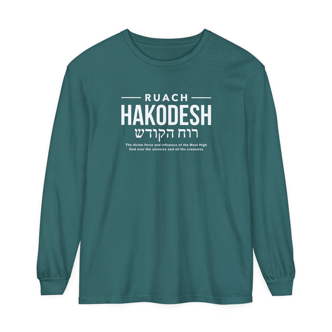 Ruach Hakodesh Divine Force Long Sleeve Shirt Long-sleeve Blue Spruce S 