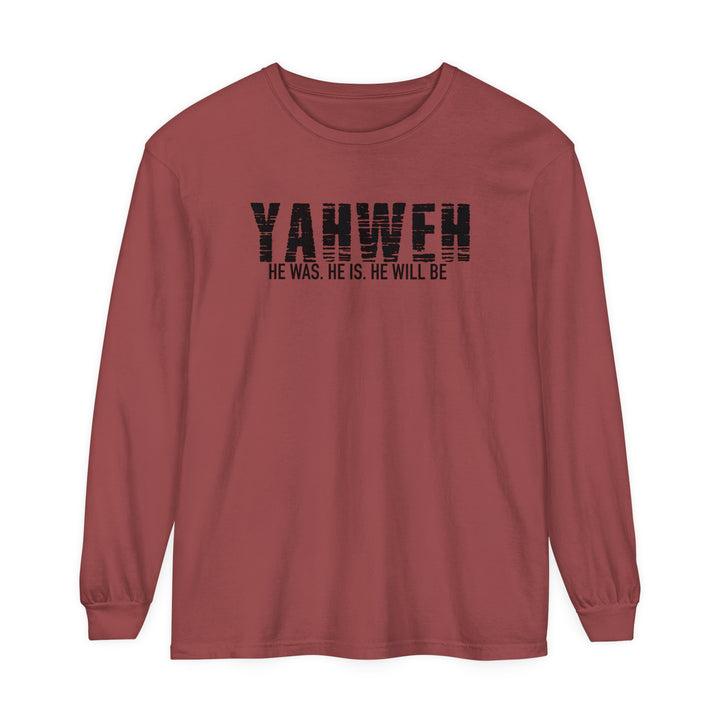 Yahweh Love Long Sleeve Shirt Long-sleeve Brick S 