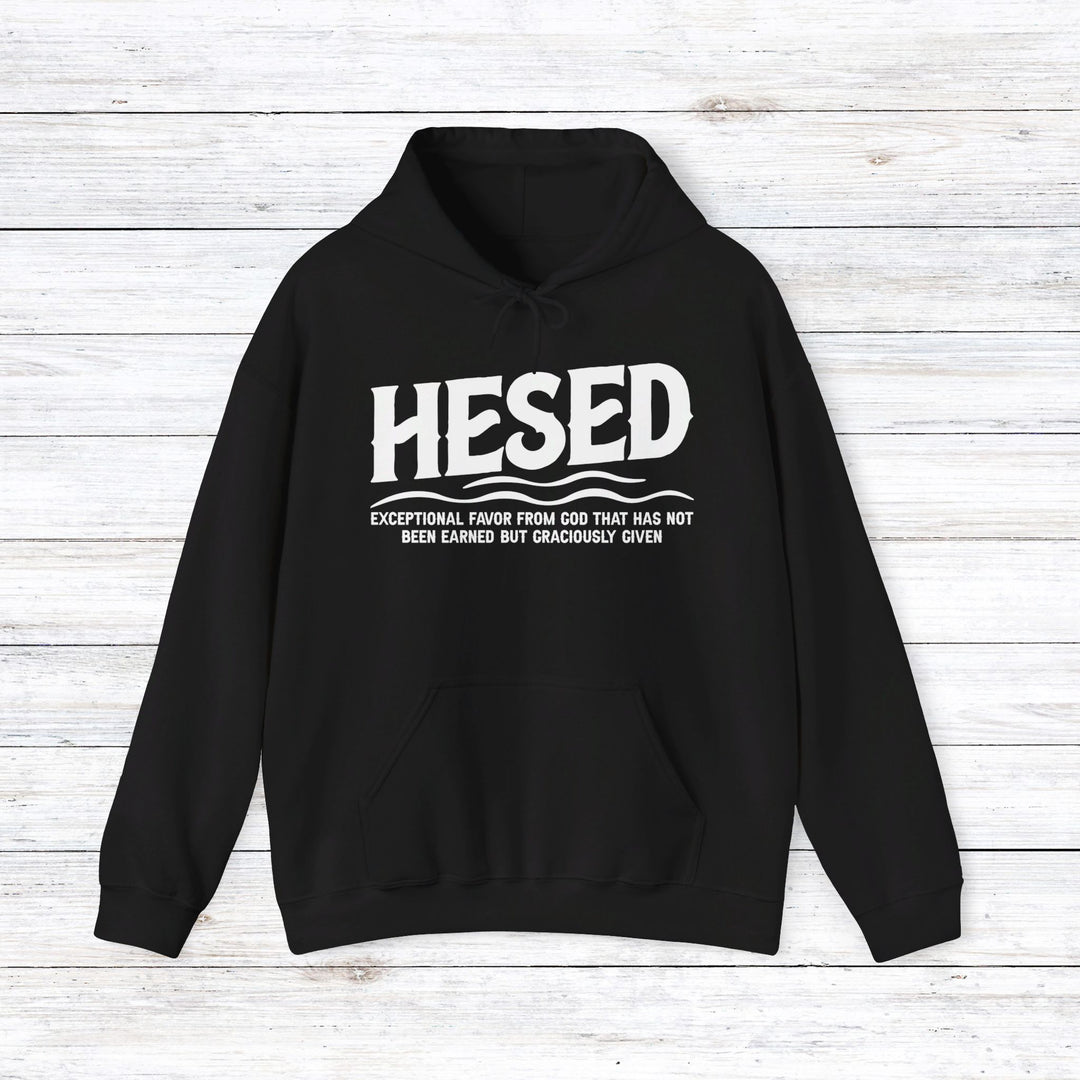 Hesed Exceptional Favor Hoodie Hoodie Black S 