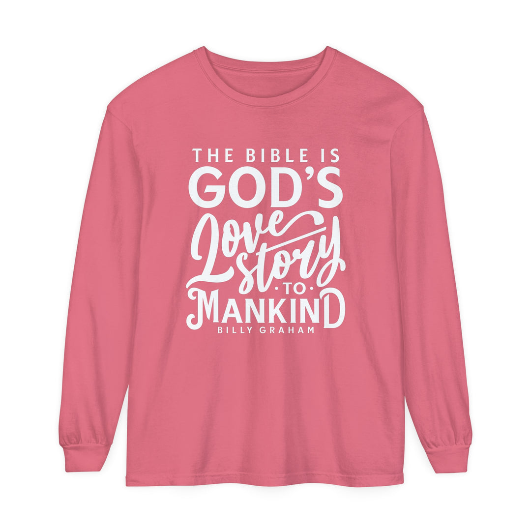 God's Love Story Long Sleeve Shirt Long-sleeve Watermelon S 