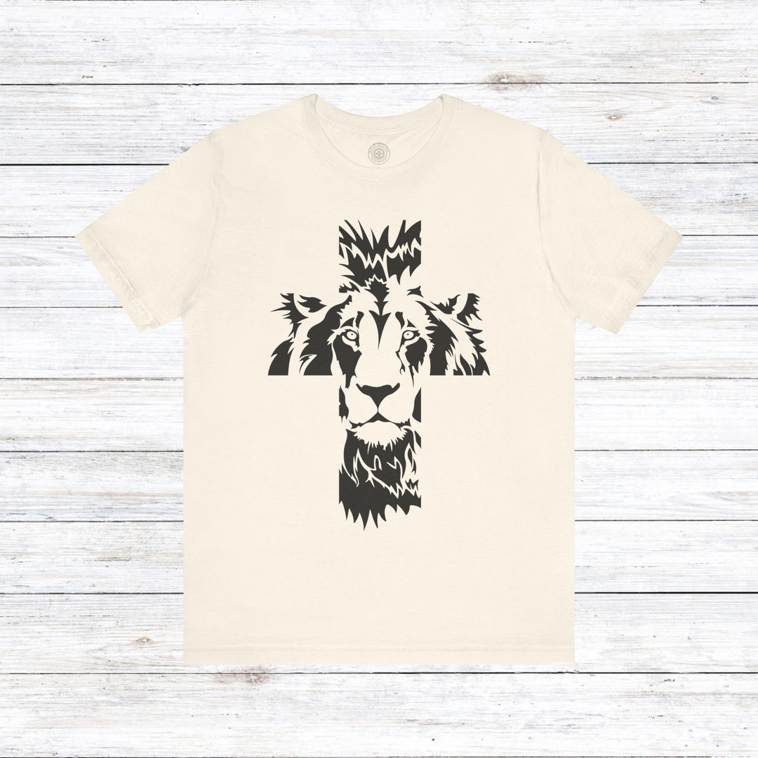 Aslan Cross Unisex T-Shirt T-Shirt Natural S 