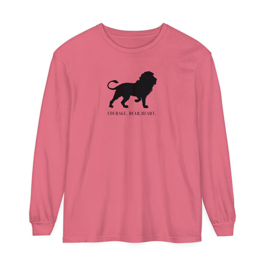 Courage Dear Heart Long Sleeve Shirt Long-sleeve Watermelon S 