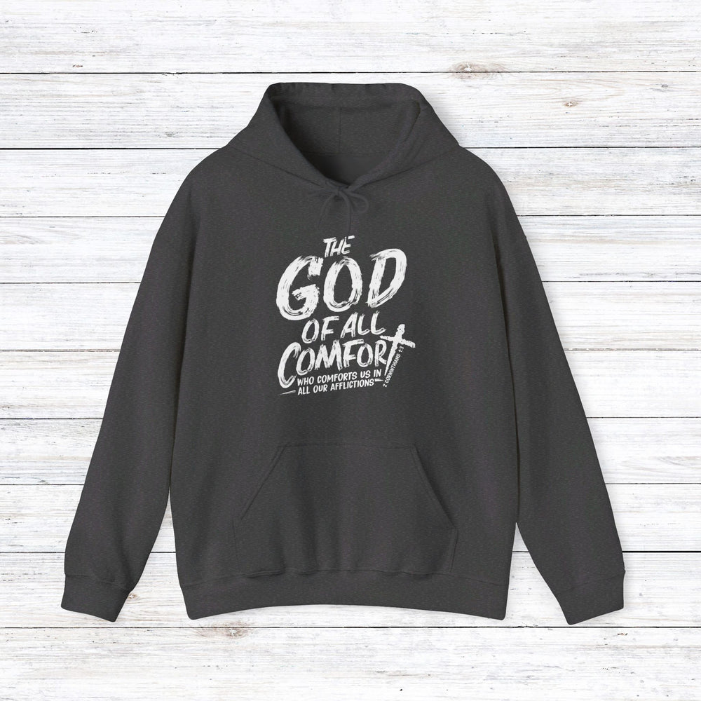 God of All Comfort Hoodie Hoodie Dark Heather S 