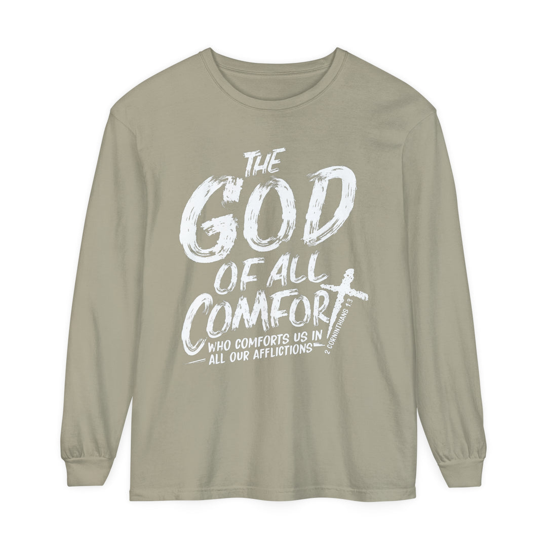 God of All Comfort Long Sleeve Shirt Long-sleeve Sandstone S 