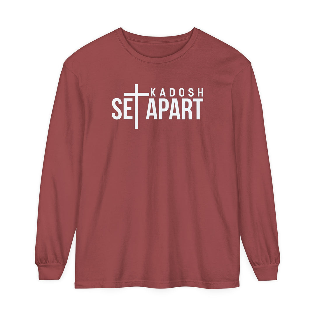 Set Apart Kadosh Long Sleeve Shirt Long-sleeve Brick S 