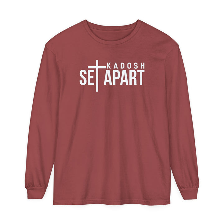 Set Apart Kadosh Long Sleeve Shirt Long-sleeve Brick S 