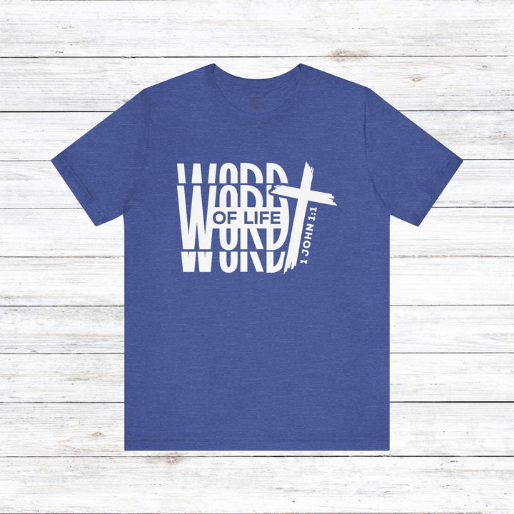 Word of Life Unisex T-Shirt T-Shirt Heather True Royal S 