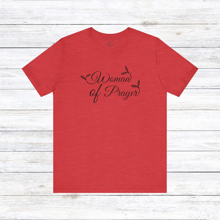 Woman of Prayer Unisex T-Shirt T-Shirt Heather Red S 